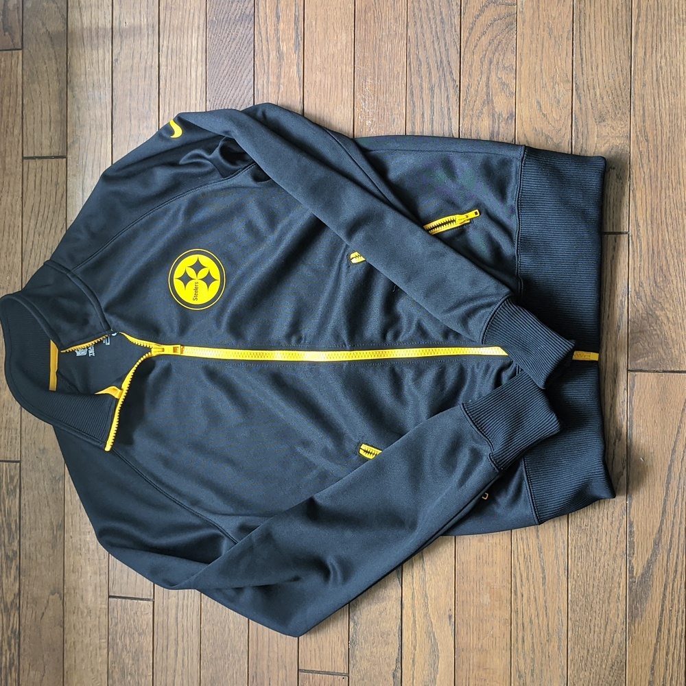 Nike Pittsburgh Steelers Zip Up Women's Jacket Size M